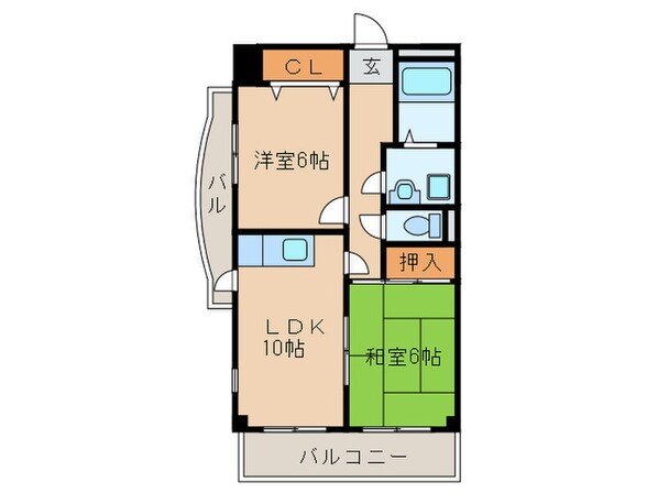 アベニューやなぎはらの物件間取画像